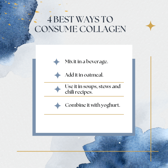 how to consume collagen